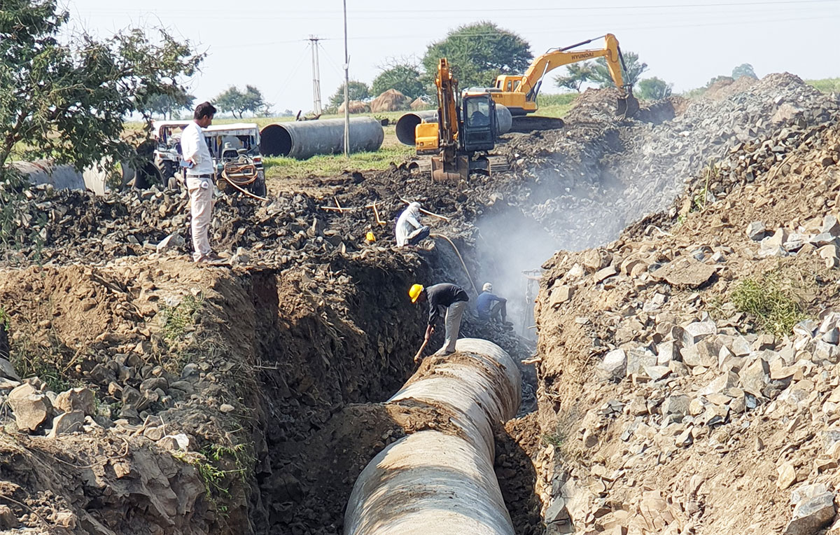 Lift Irrigation Pipe Line